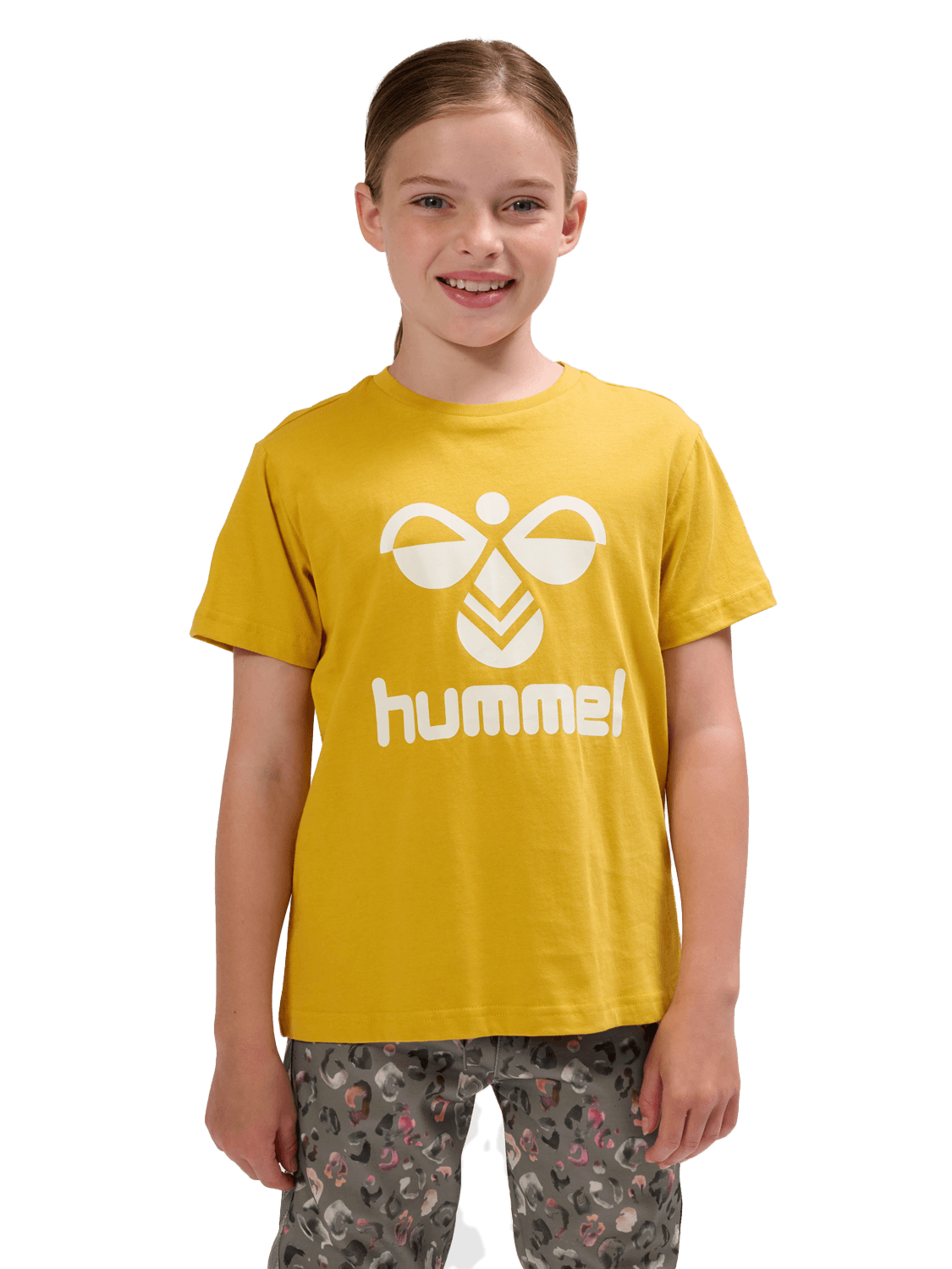 Hummel Hummel Kids' hmlTRES T-Shirt Short Sleeve Golden Spice