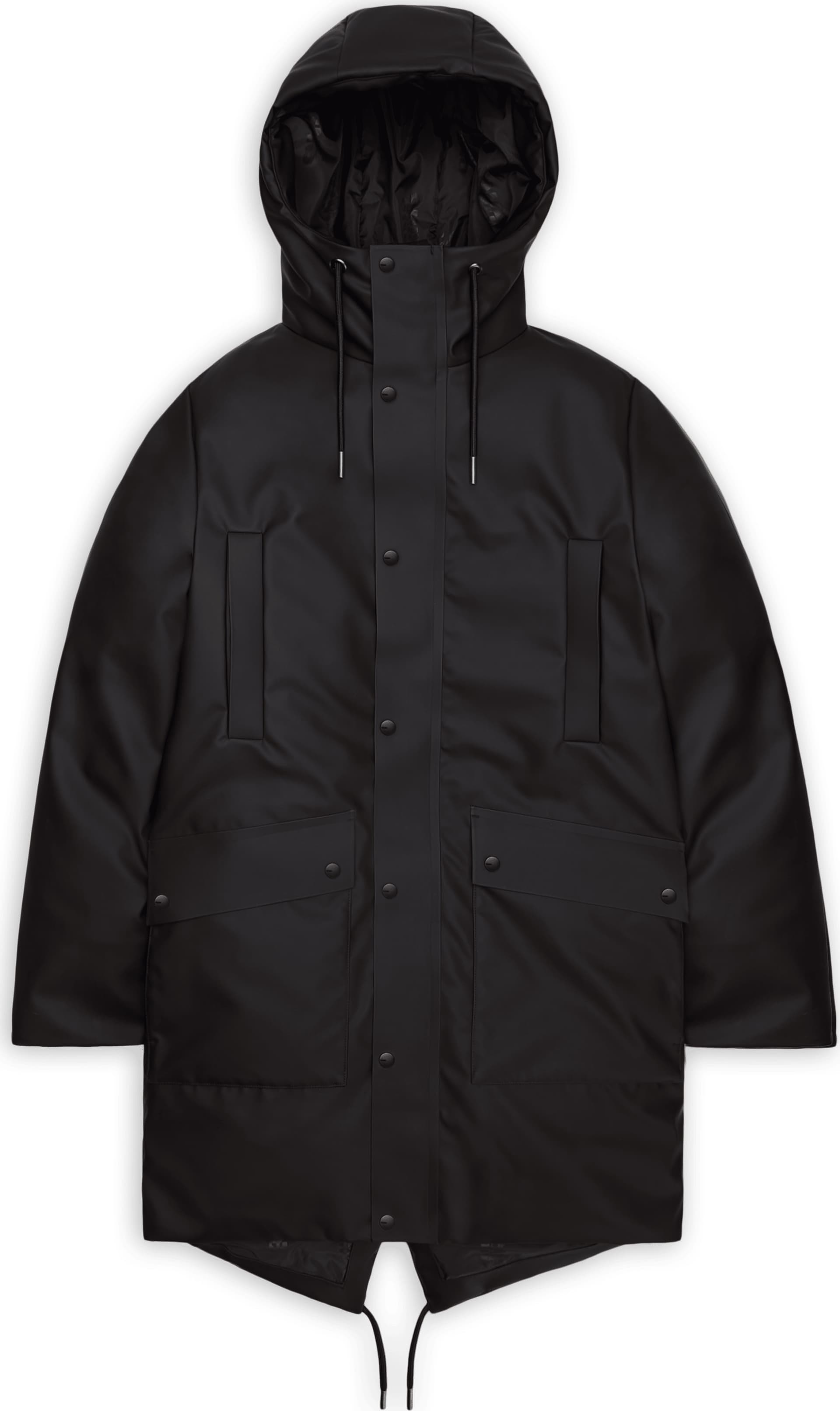 Rains Rains Unisex Nome Long Parka W3T3 Black