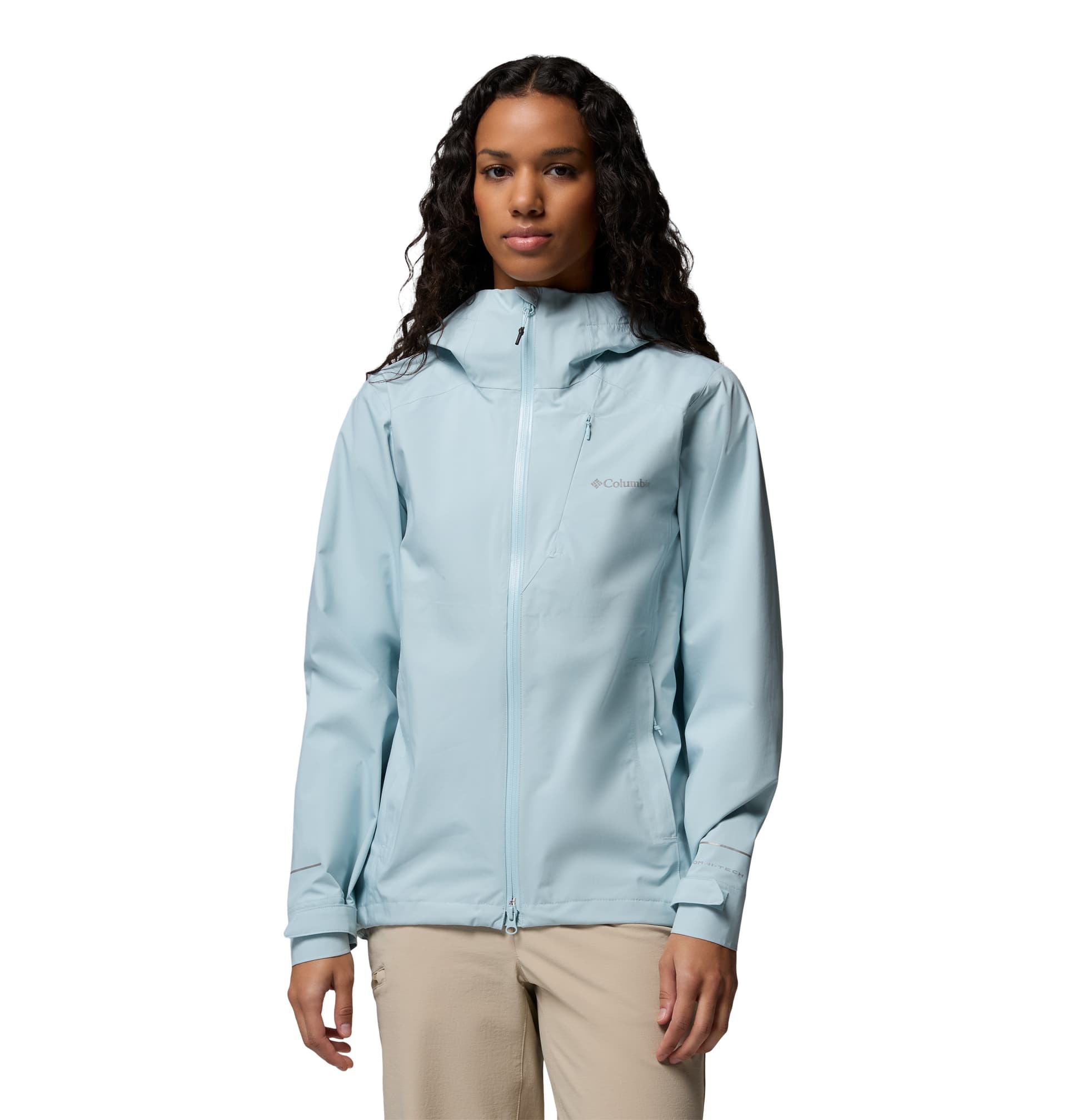 Columbia Columbia Women's Trailborne 2.5L Packable Waterproof Jacket Marine Light