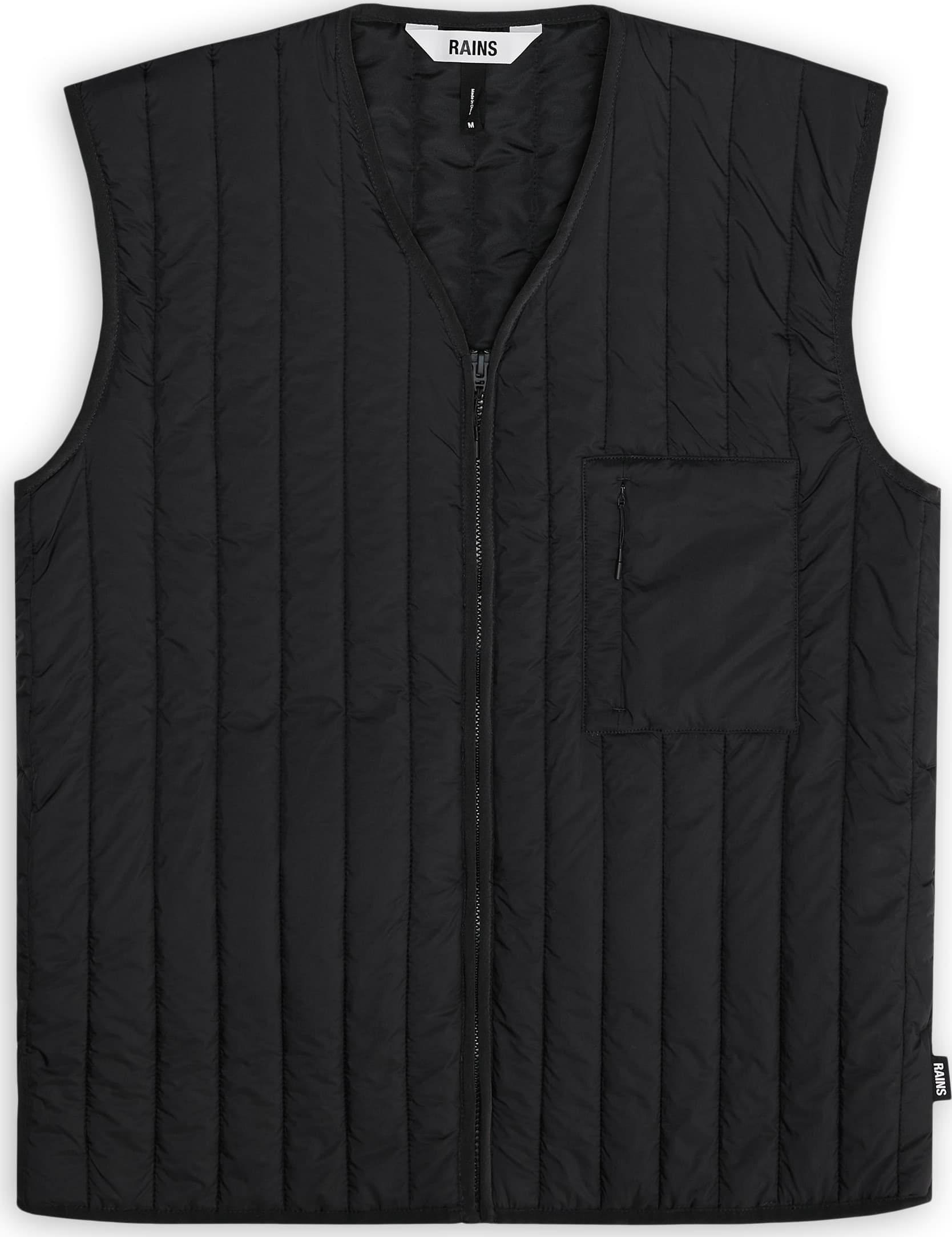 Rains Rains Unisex Banja Liner Vest T1 Black