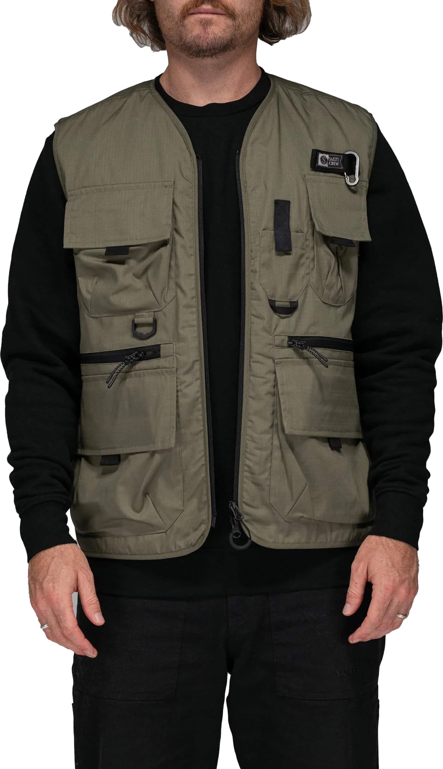 Salty Crew Salty Crew Men's Stream Tech Vest Olive
