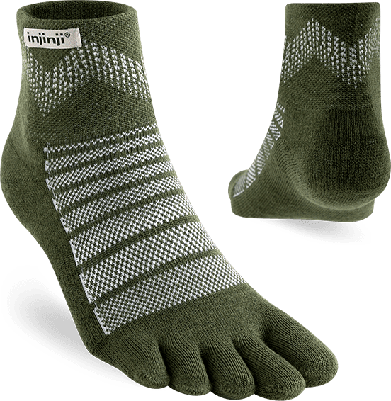 Injinji Injinji Outdoor Midweight Mini-Crew Wool Forest