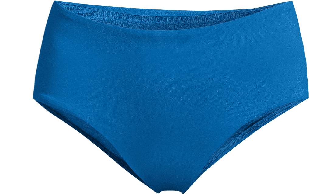 Casall Casall Women's High Waist Bikini Hipster Blue Teel