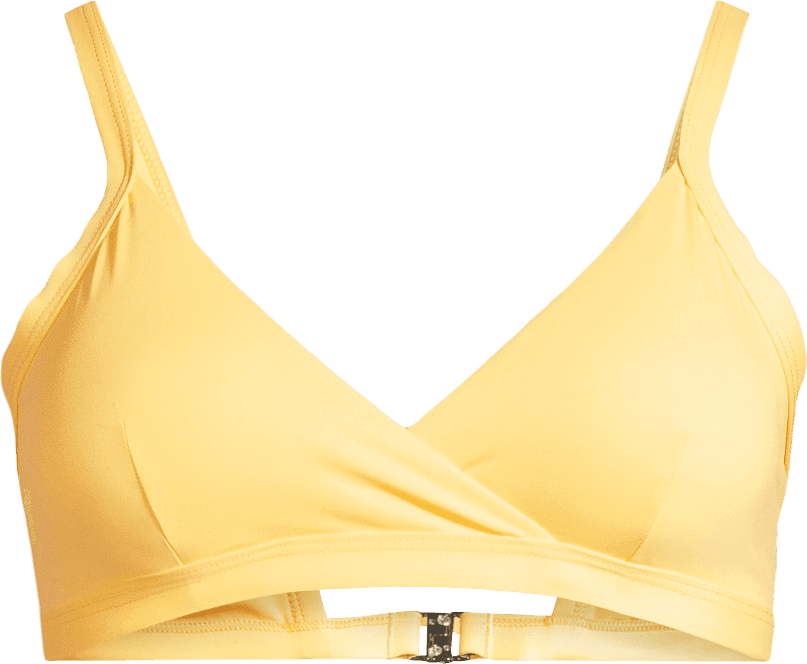 Casall Casall Women's Overlap Bikini Top Sunflower