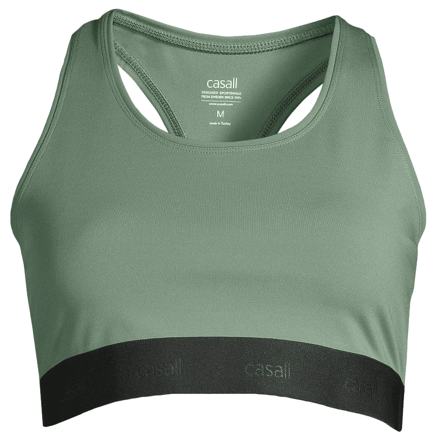Casall Casall Women's Graphic Sports Bra Dusty Green