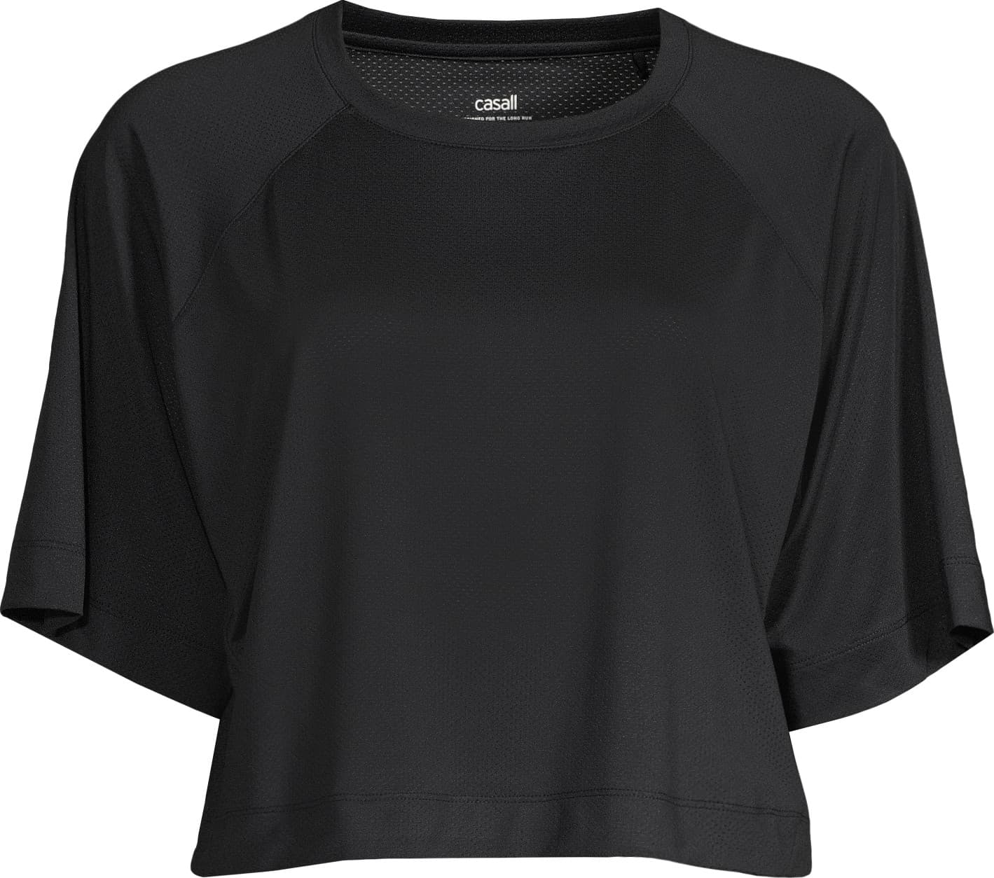 CASALL Casall Women's Laser Mesh Crop Tee Black