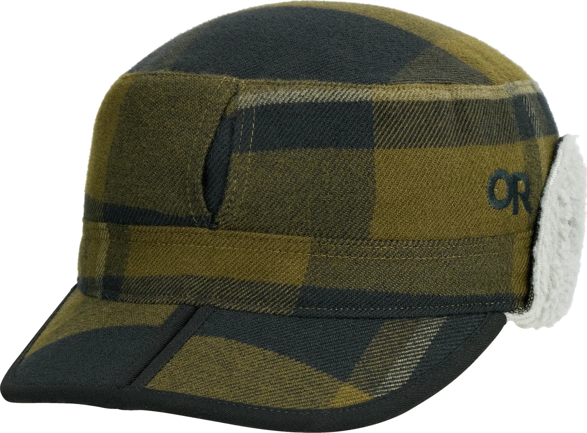 Outdoor Research Outdoor Research Men's Yukon Cap Dark Olive Plaid