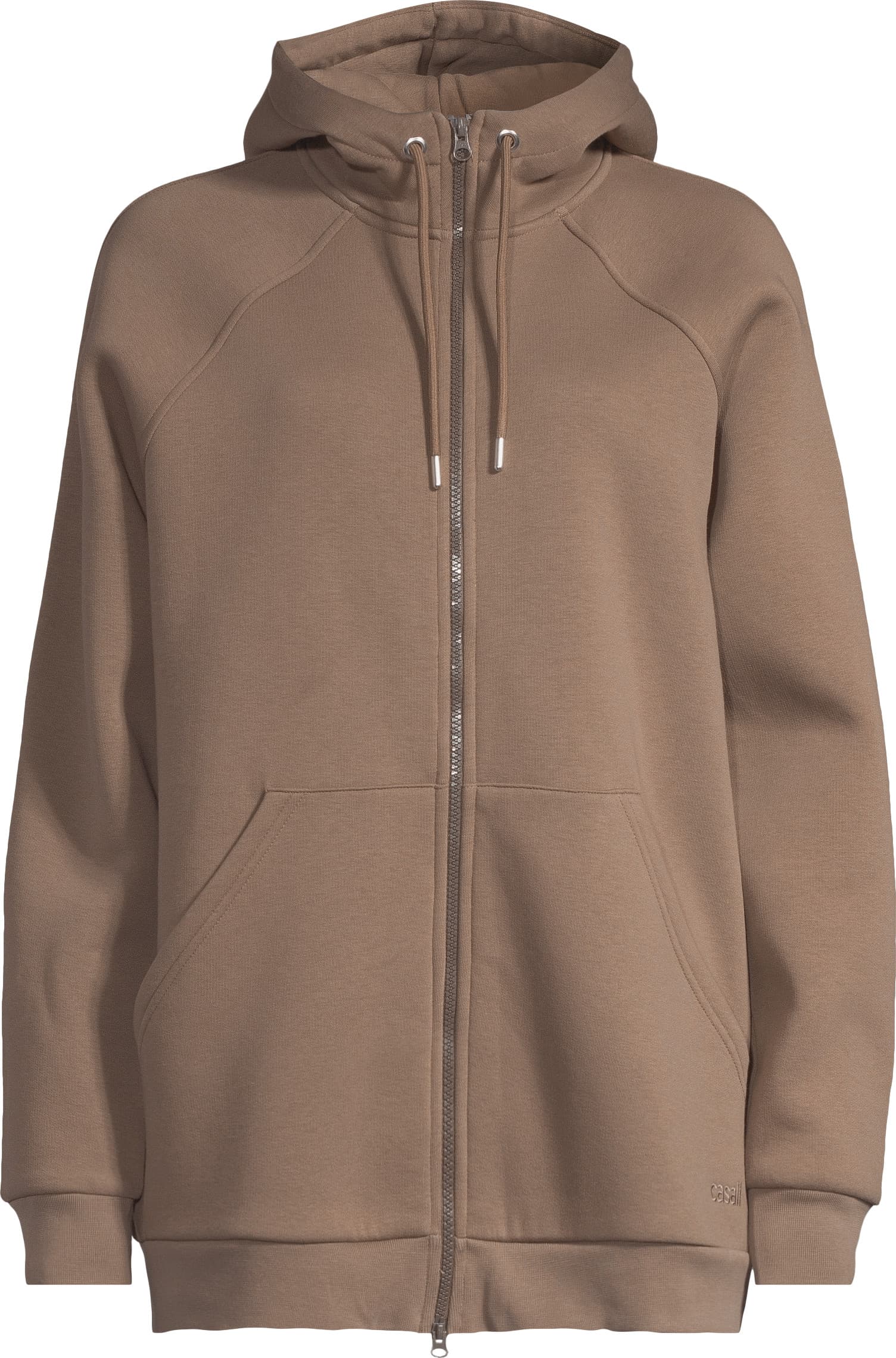 CASALL Casall Women's Easy Oversized Zip Hoodie Khaki