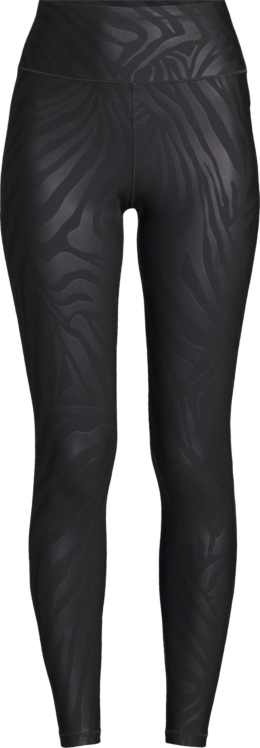 Casall Casall Women's Heat Printed High Waist Tights Zebra Black