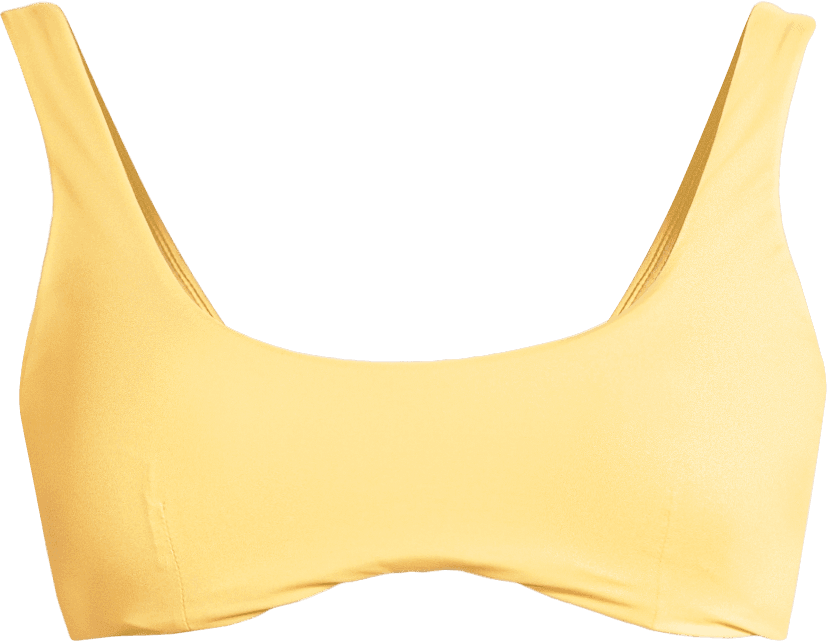 Casall Casall Women's Vibrant U-Shape Bikini Top Sunflower