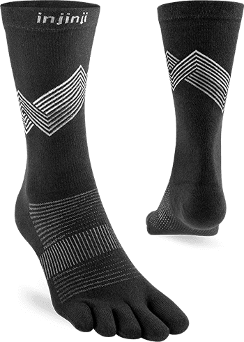 Injinji Injinji Run Lightweight Crew Black
