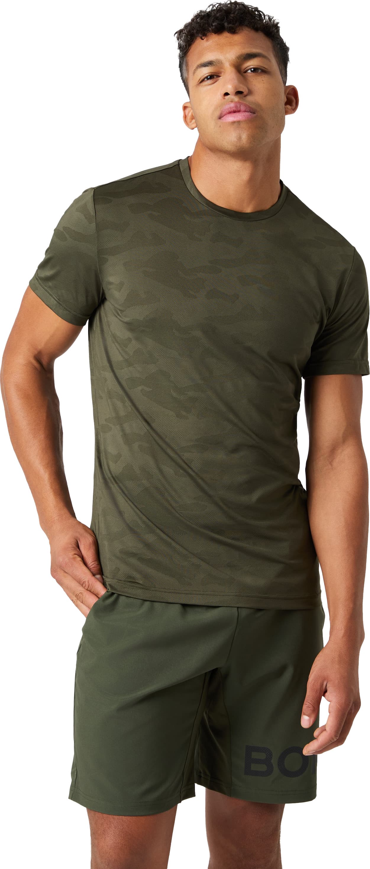 Björn Borg Björn Borg Men's Borg Performance T-Shirt Forest Night