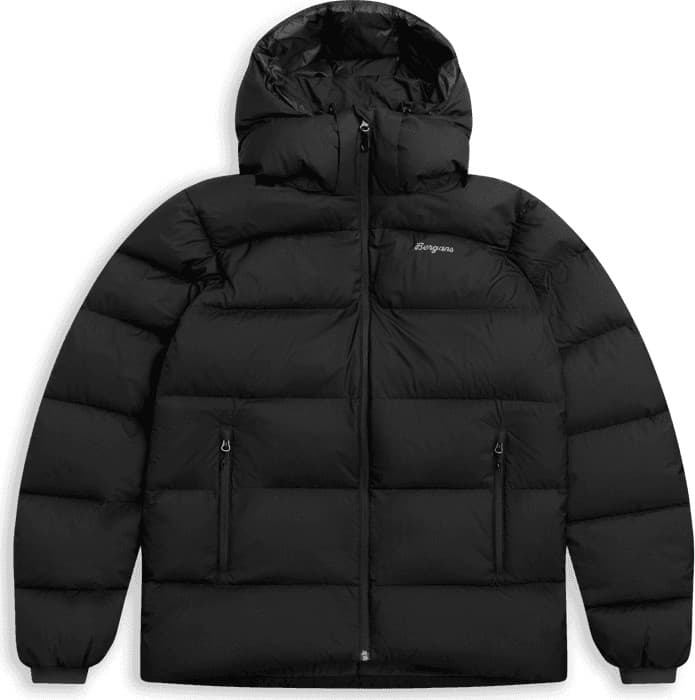 bergans Bergans Men's Lava Warm Down Jacket With Hood Black/solid Grey