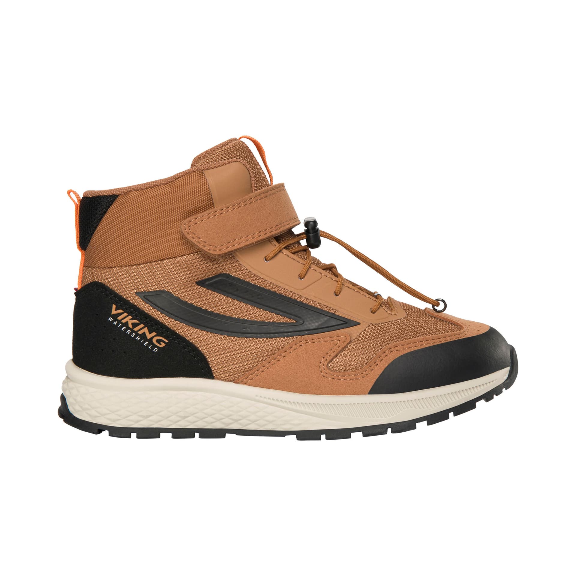 Viking Footwear Viking Juniors' Century Mid Waterproof 1V Speedlace Camel