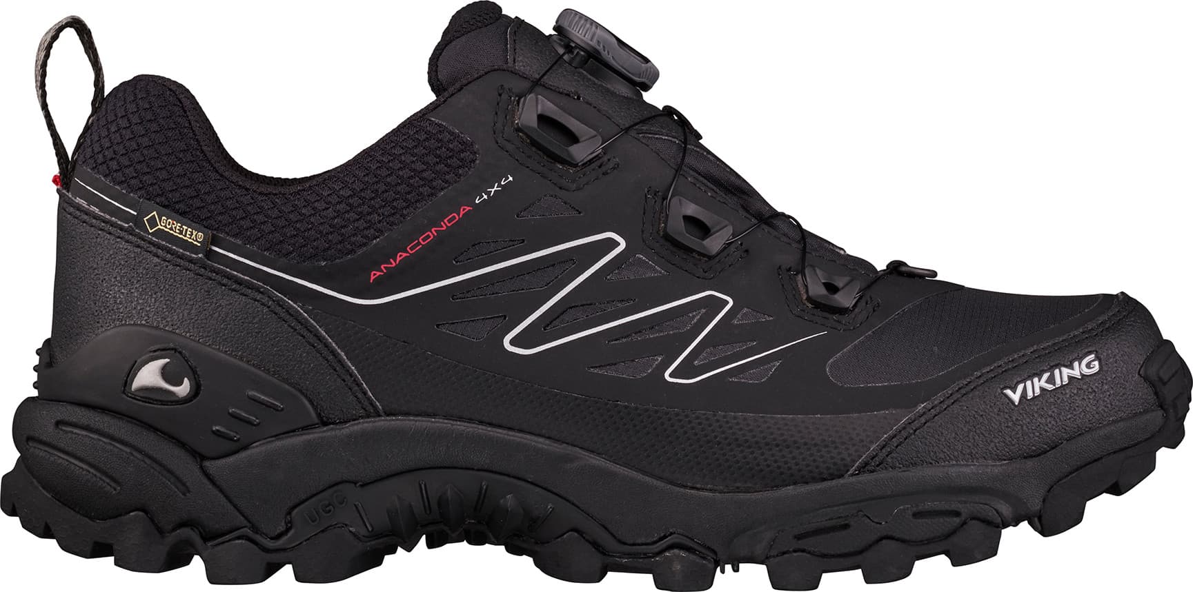 Viking Footwear Viking Footwear Anaconda 4x4 Low Gore-Tex Boa Black/Orange