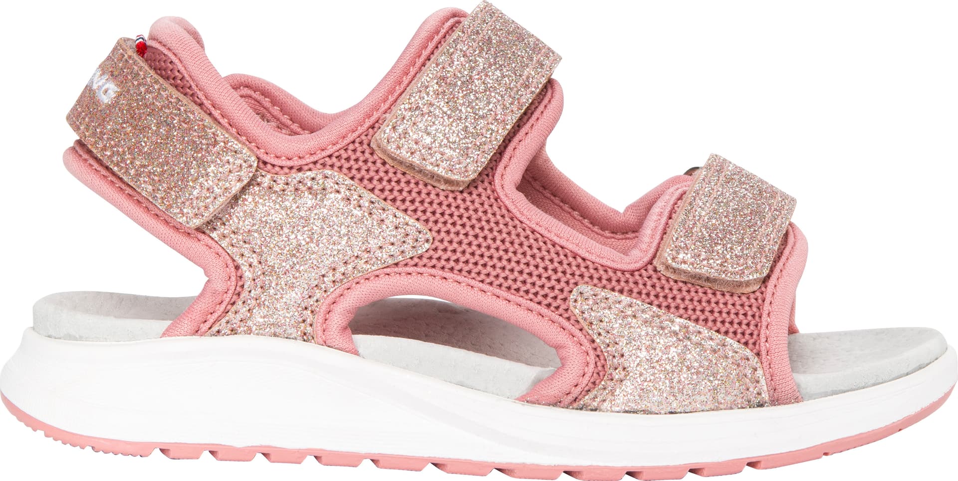 Viking Footwear Viking Footwear Kids' Anchor Glitter Sandal 3v Light Pink
