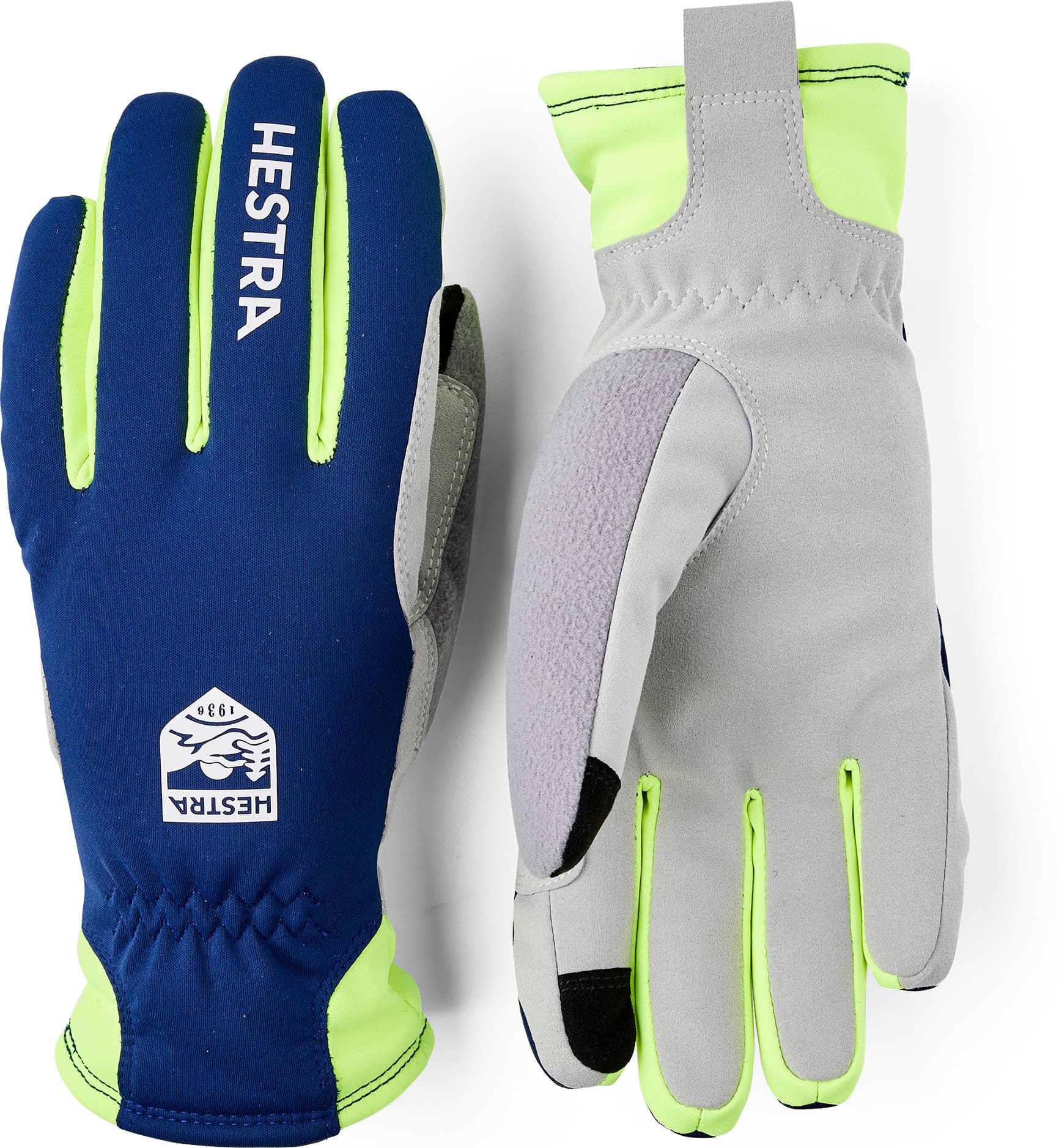 Hestra Hestra Women's XC Primaloft 5-Finger Navy/Light Grey