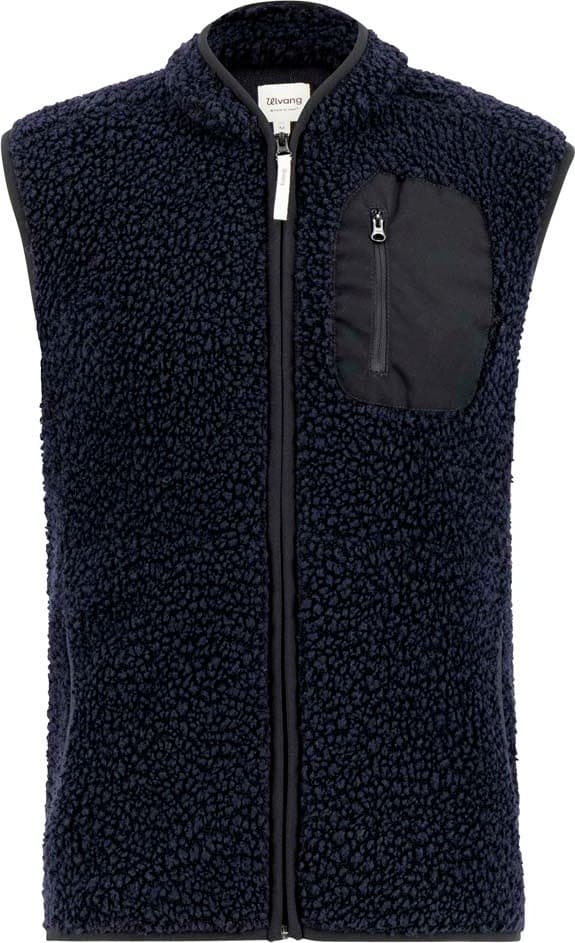 Ulvang Ulvang Unisex Re Orbit Vest Wool Pile Navy Blue