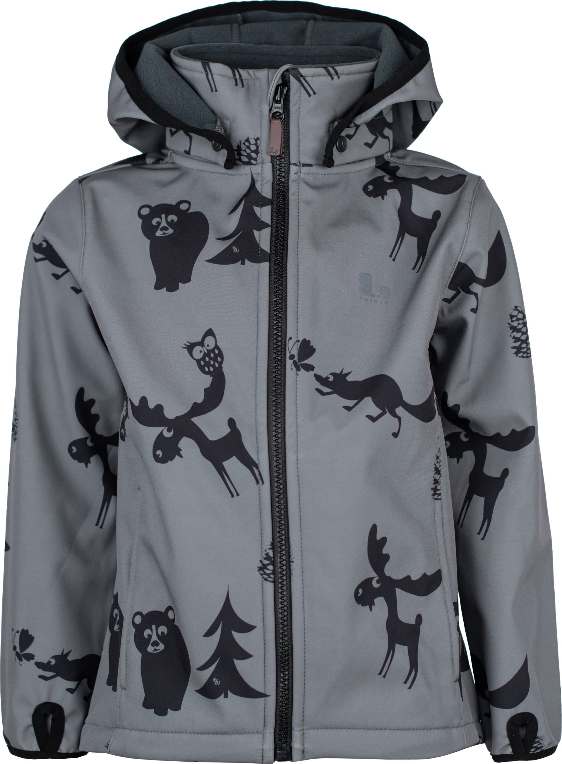 Lindberg Lindberg Kids' Melbourne Softshell Jacket Anth/black