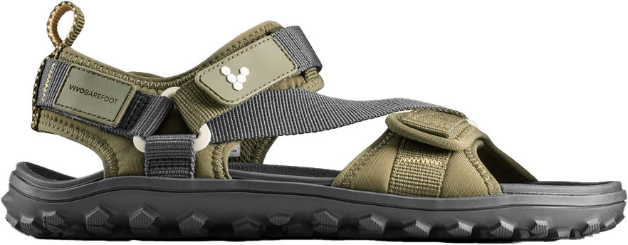 Vivobarefoot Vivobarefoot Men's Tracker Ora Sandal Dark Olive