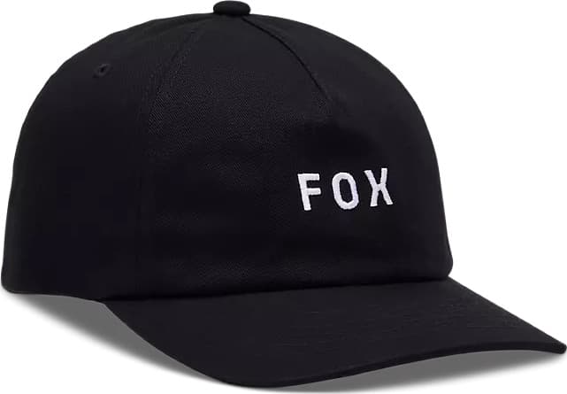 FOX Fox Wordmark Adjustable Hat Black/white