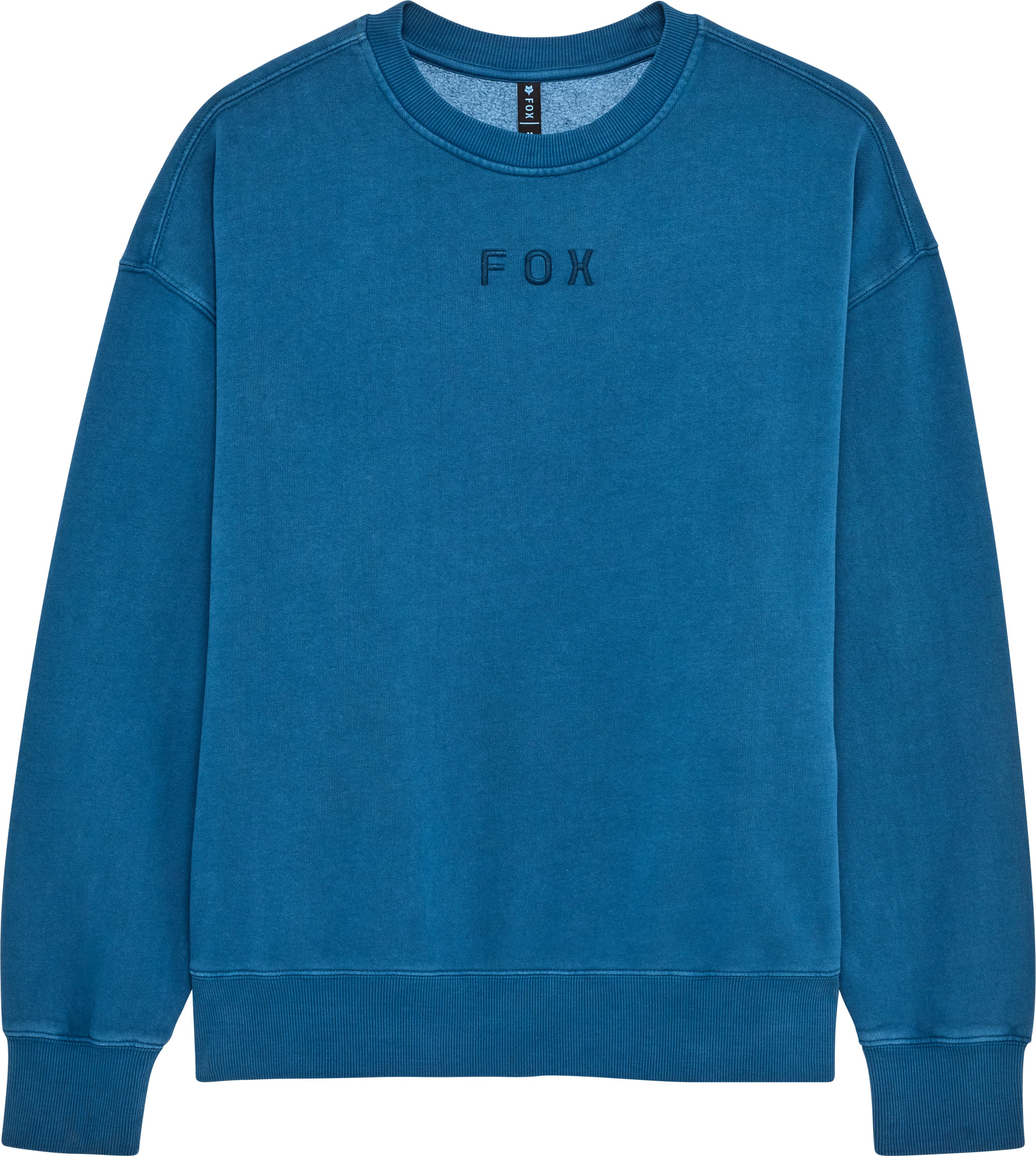 FOX Fox Men's Wordmark Oversized Fleece Crew Twilight