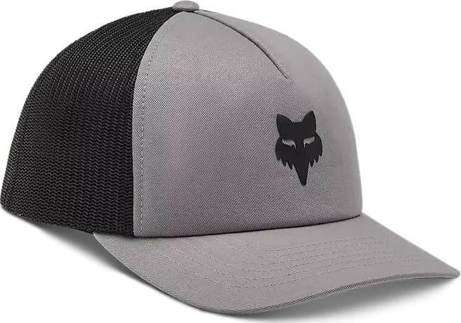 FOX Fox Fox Head Trucker Hat Steel Grey