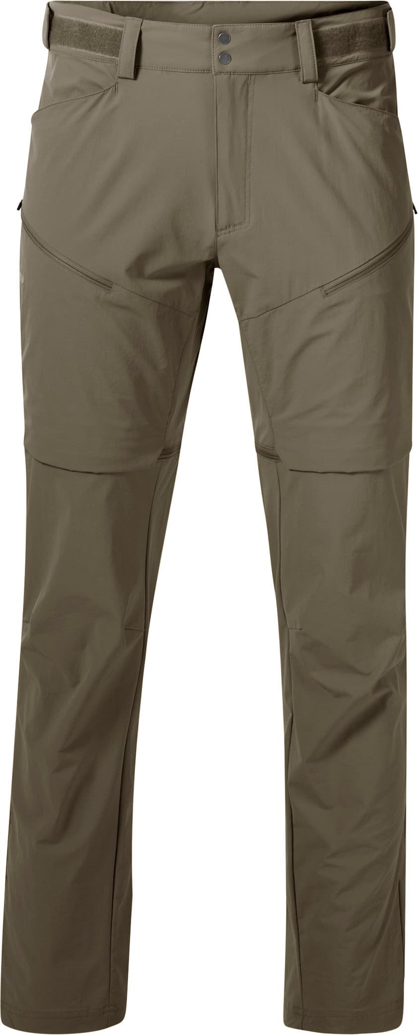 Bergans Bergans Men's Convertible Zip-Off Softshell Pants Green Mud