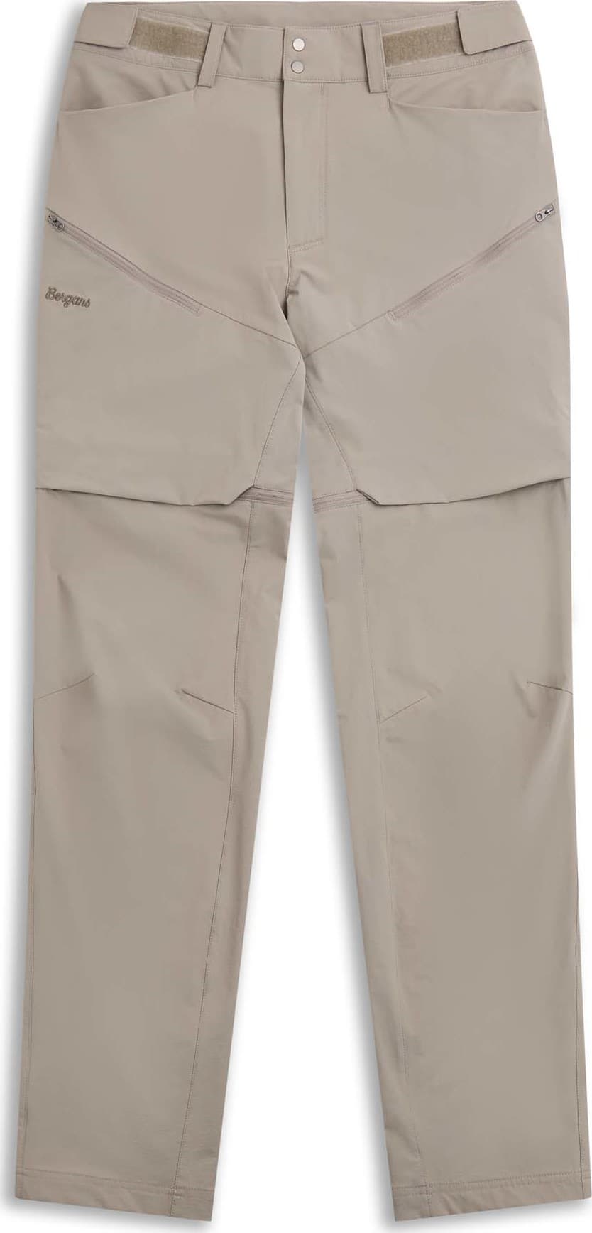 Bergans Bergans Men's Convertible Zip-Off Softshell Pants Rock Taupe