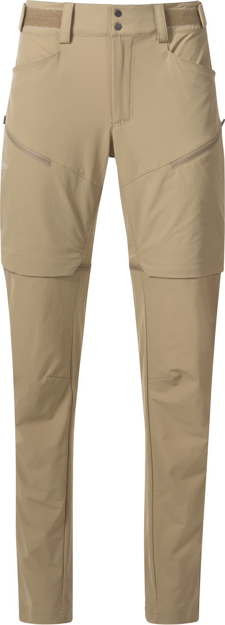 Bergans Bergans Women's Convertible Zip-Off Softshell Pants Warm Sand