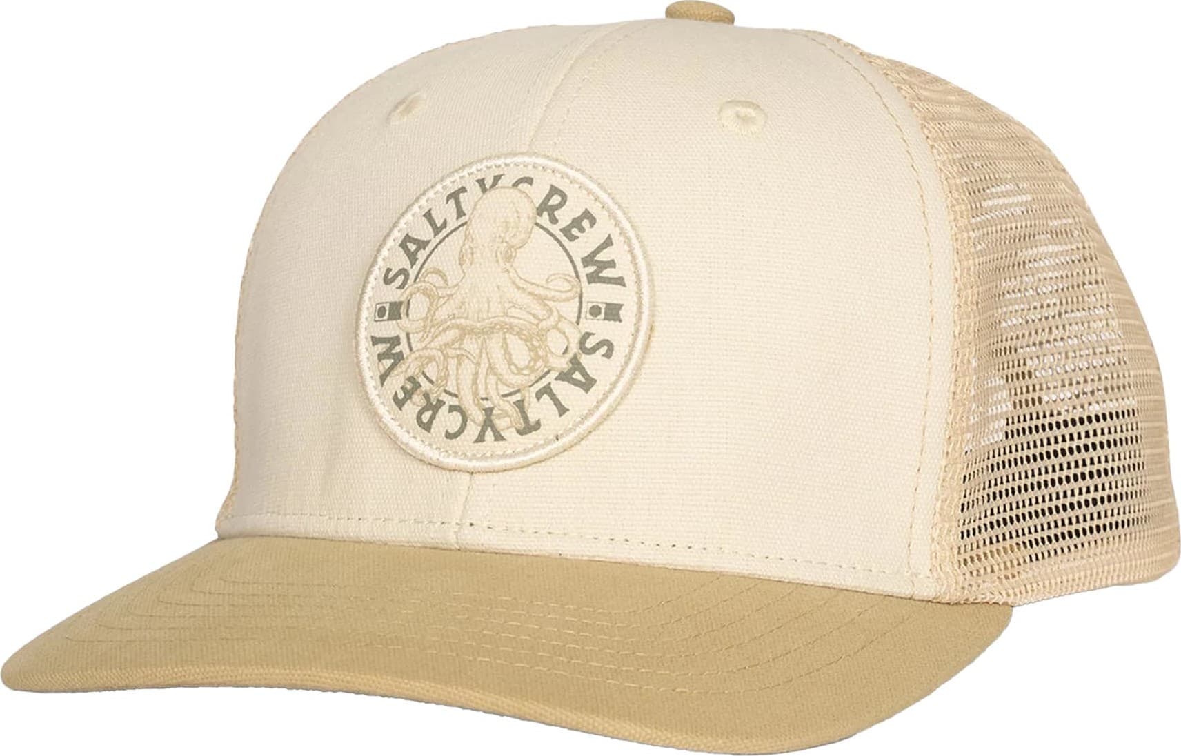 Salty Crew Salty Crew Tentacles Retro Trucker Birch Khaki