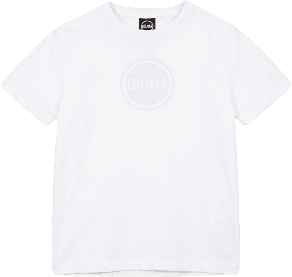 Colmar Colmar Boys' T-Shirt With Maxi Logo White T