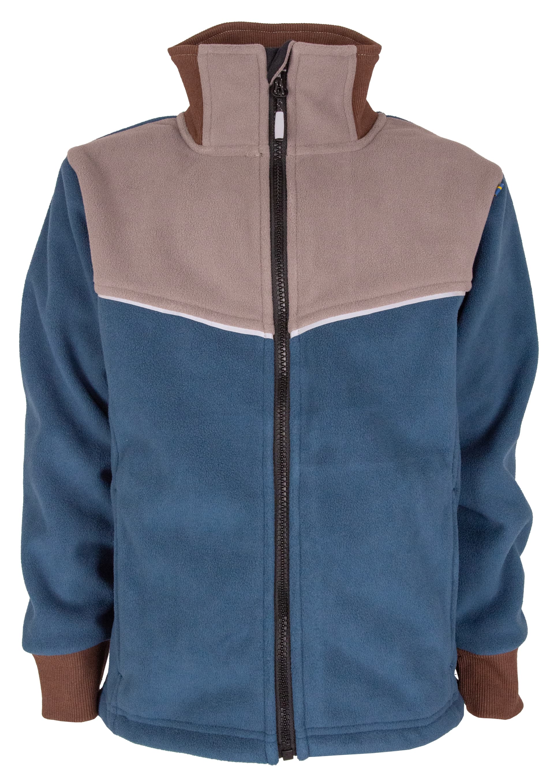 Lindberg Lindberg Kids' Stormy Jacket Windfleece Grey/Dark Blue