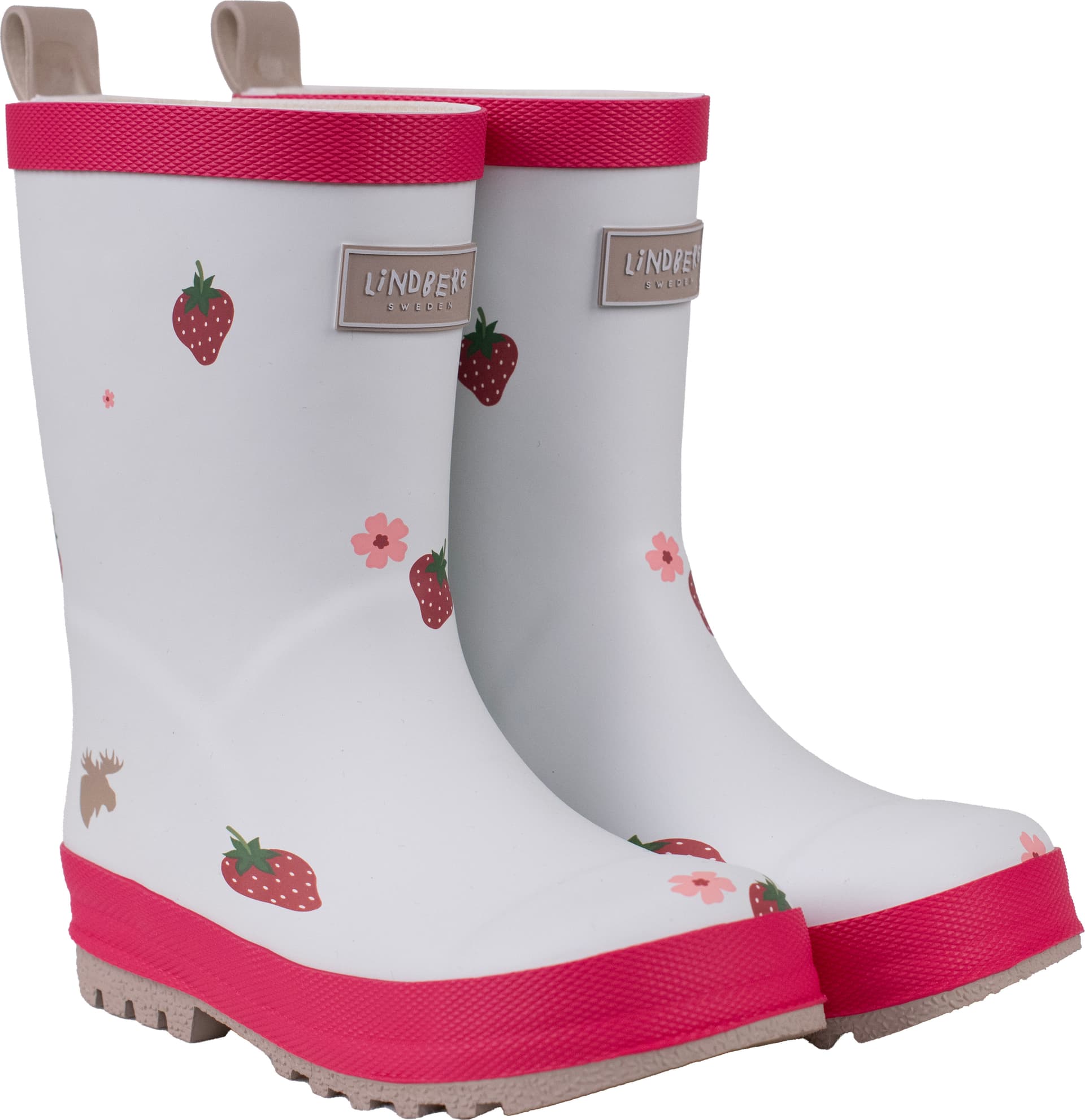 Lindberg Lindberg Kids' Sjövild Rubber Boot White/pink