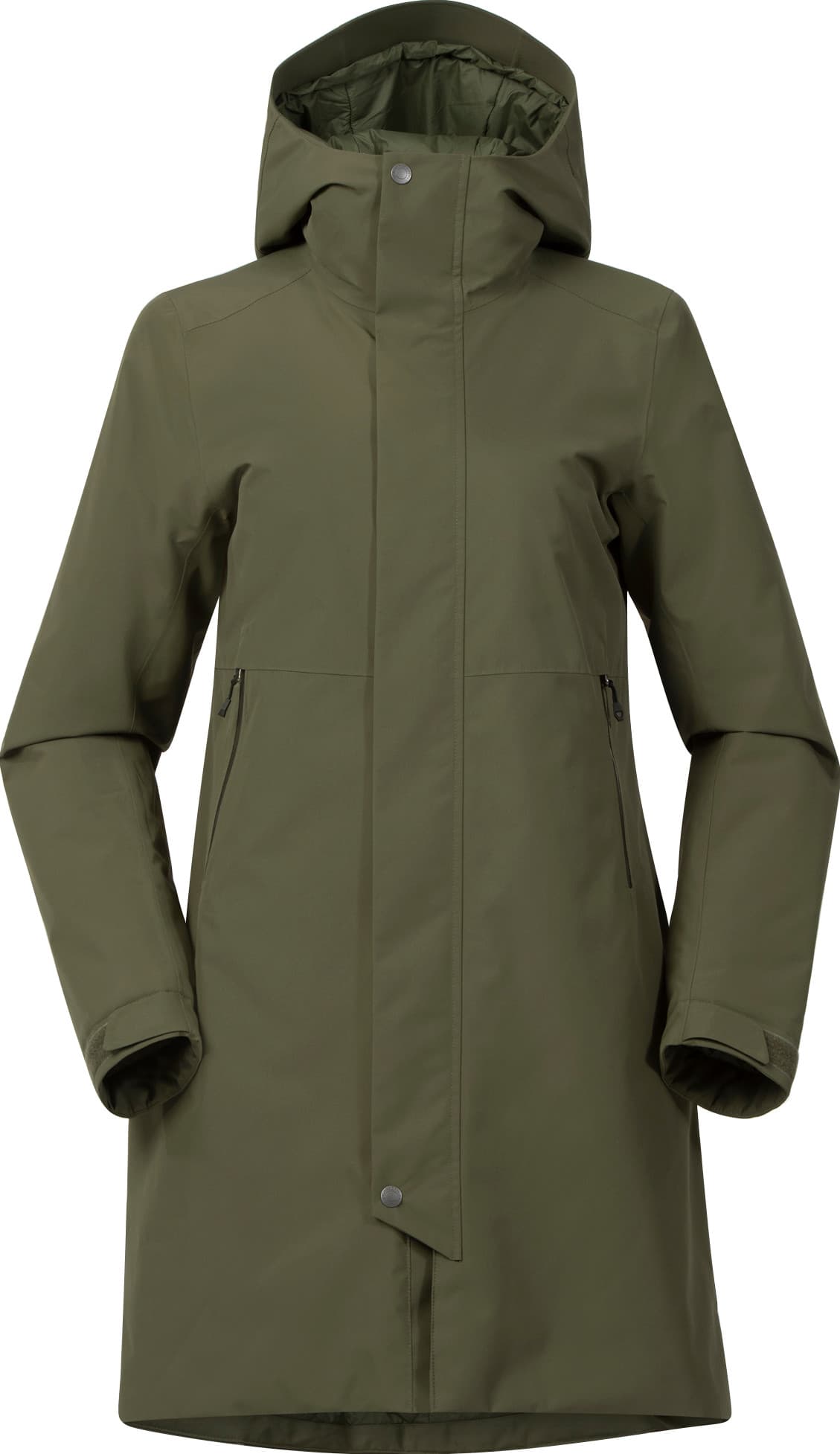 Bergans Bergans Women's Urban Insulated Shell Coat Dark Green Mud