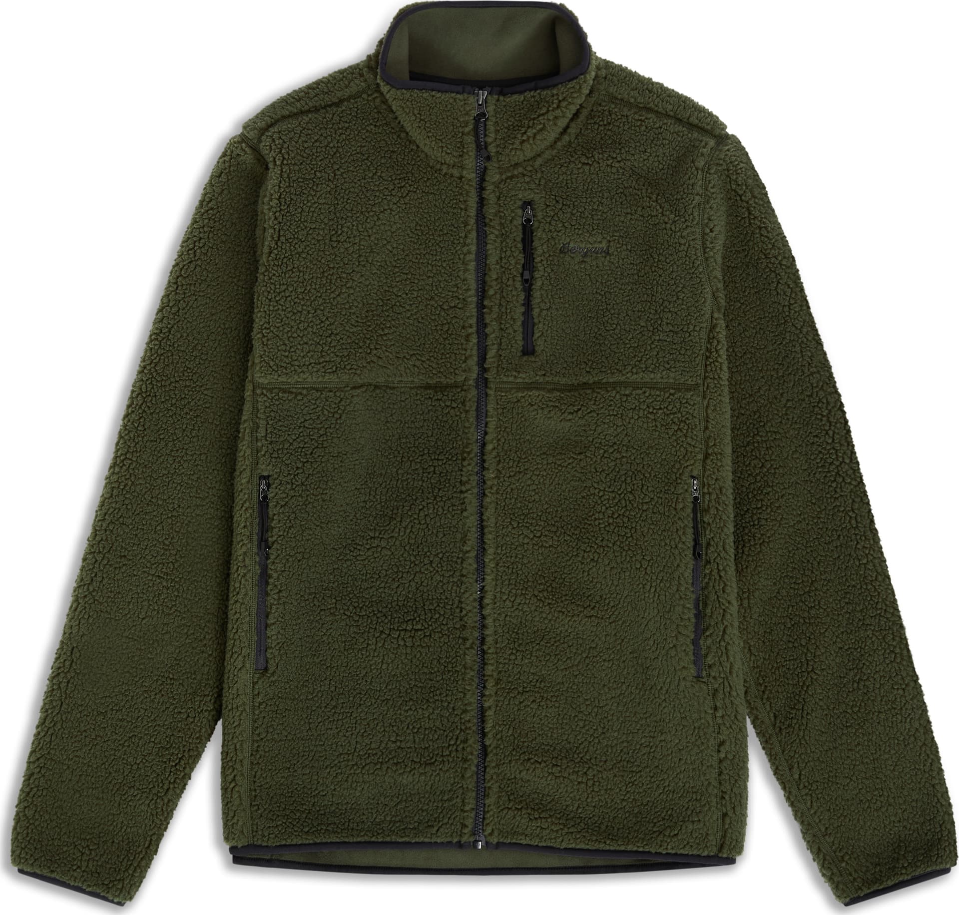 Bergans Bergans Men's Lunnan Pile Fleece Jacket Pine Forest