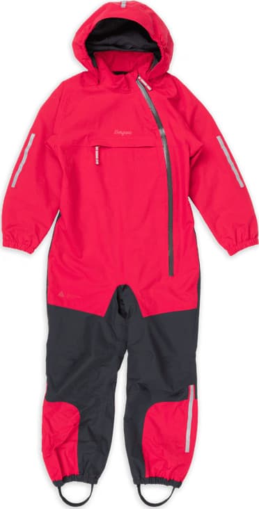 bergans Bergans Kids' Lilletind Coverall Alpine Rose/dark Shadow Grey