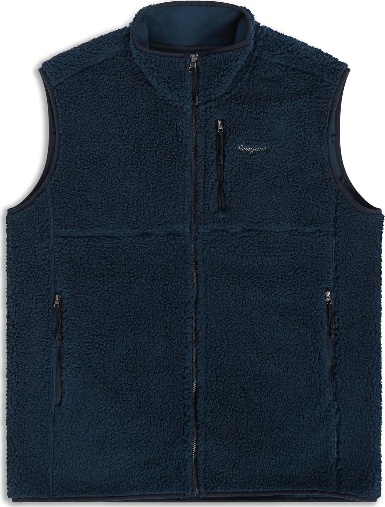 Bergans Bergans Men's Lunnan Pile Fleece Vest Navy Blue