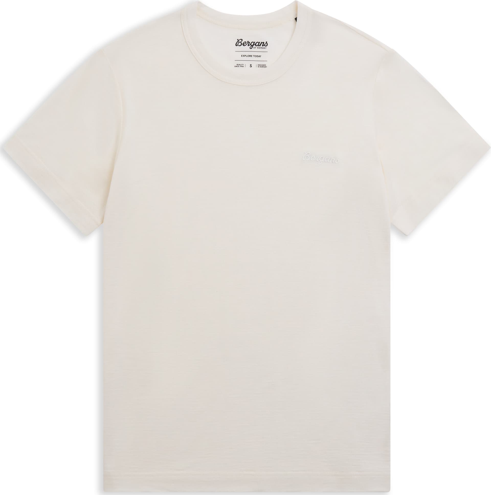 Bergans Bergans Women's Logo Merino Tee Vanilla White