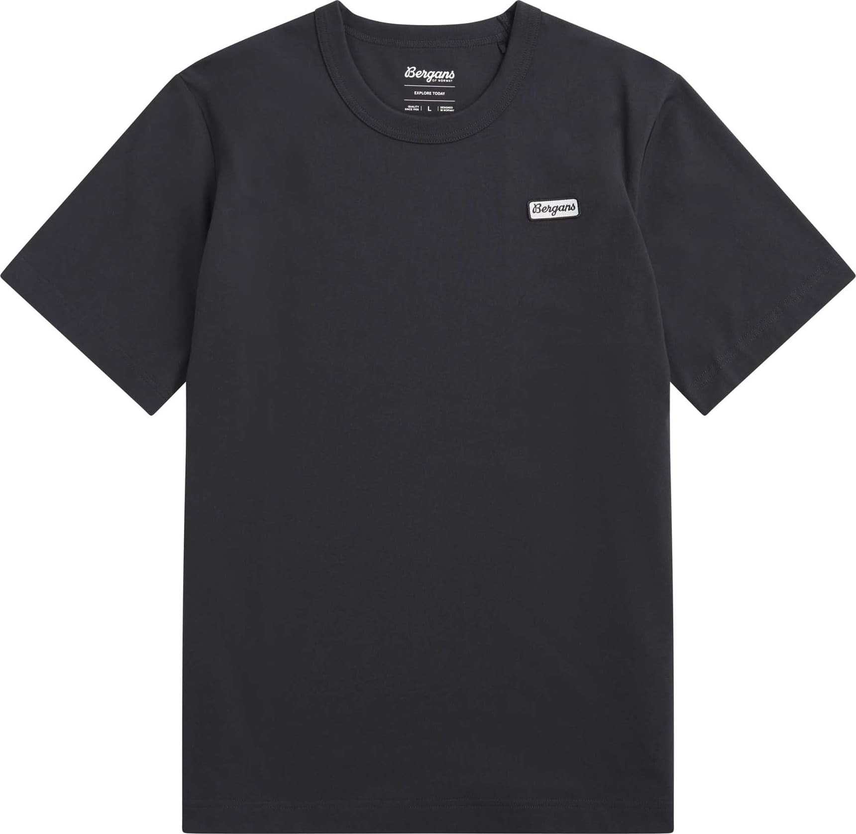 Bergans Bergans Men's Logo Cotton Tee Dark Shadow Grey