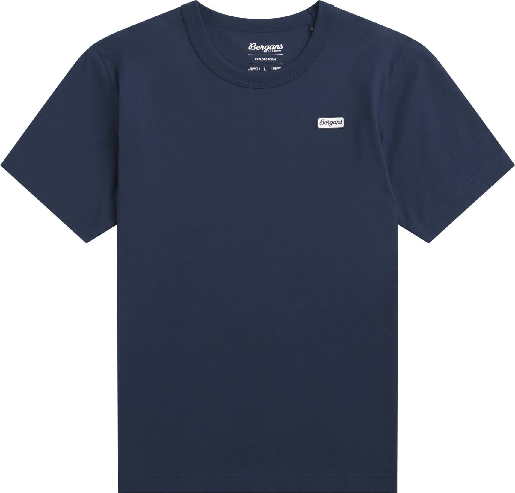 Bergans Bergans Men's Logo Cotton Tee Navy Blue