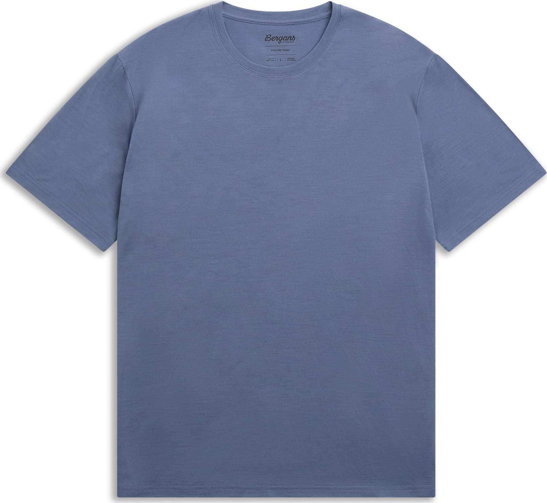Bergans Bergans Men's Merino Light Tee Granite Blue