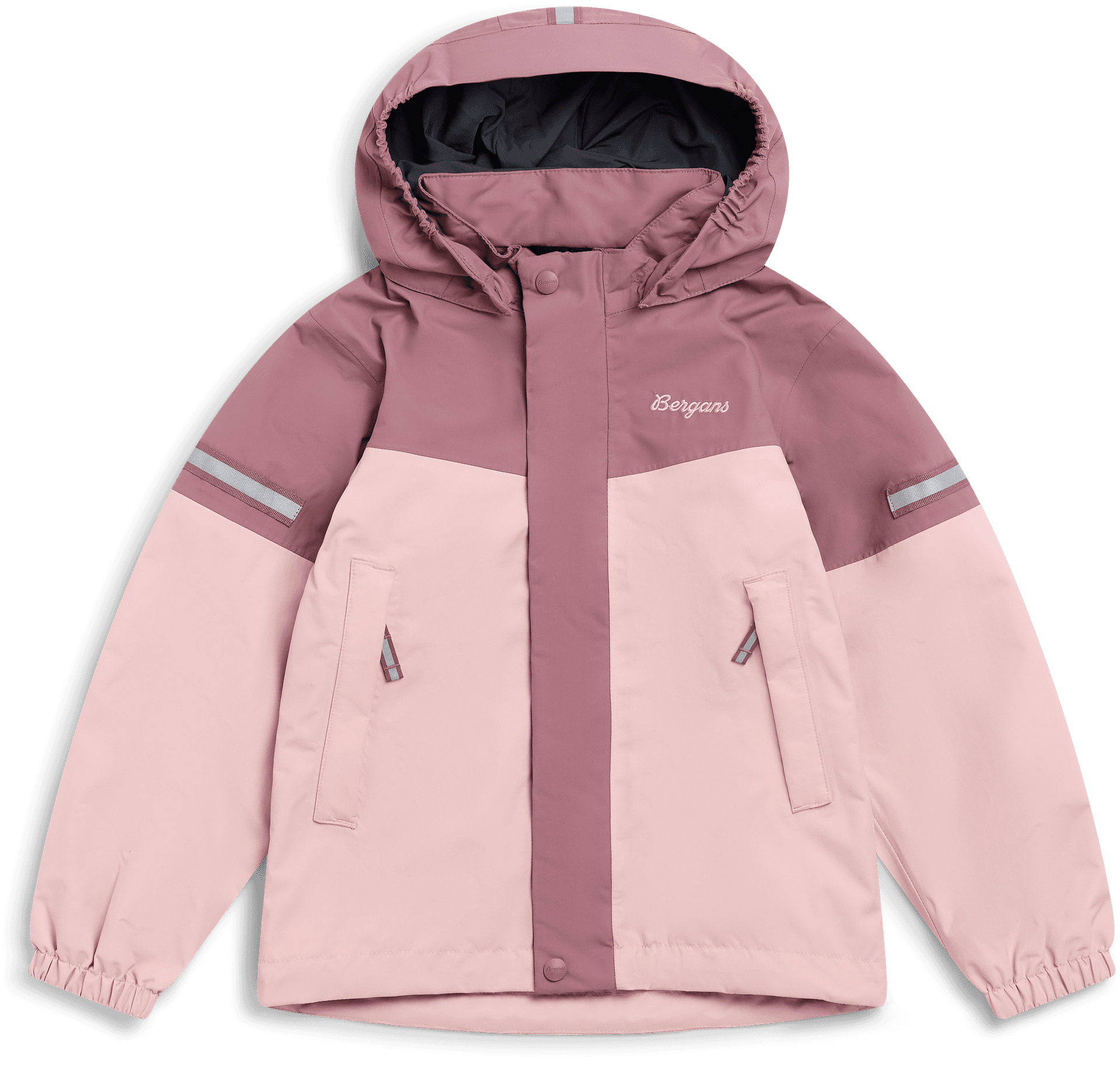 Bergans Bergans Kids' Lilletind 2L Shell Jacket Faded Pink/rose Dust