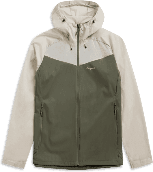 Bergans Bergans Men's Microlight Jacket Green Mud/bone White