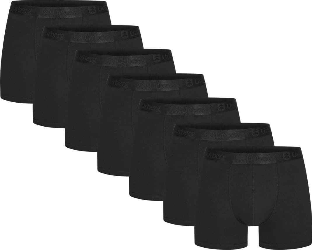 Urberg Urberg Men's Bamboo Boxers 7-Pack Black Beauty