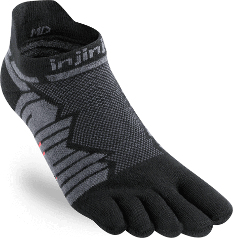 Injinji Injinji Men's Ultra Run No-Show Onyx