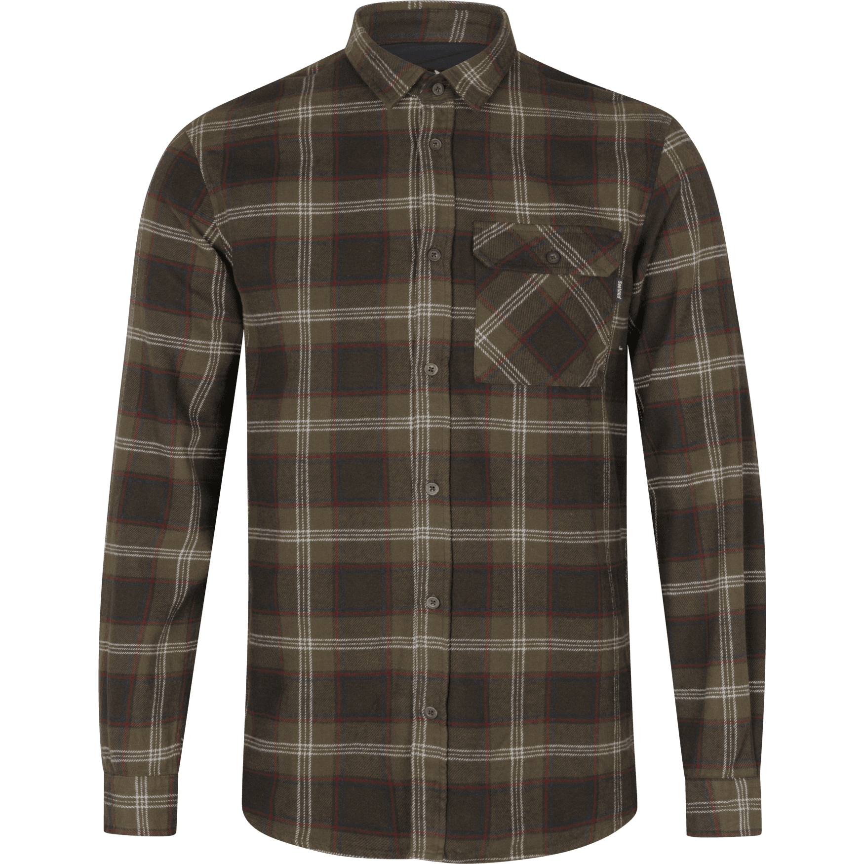 Seeland Seeland Men's Glen Flannel Shirt Pine Green Check