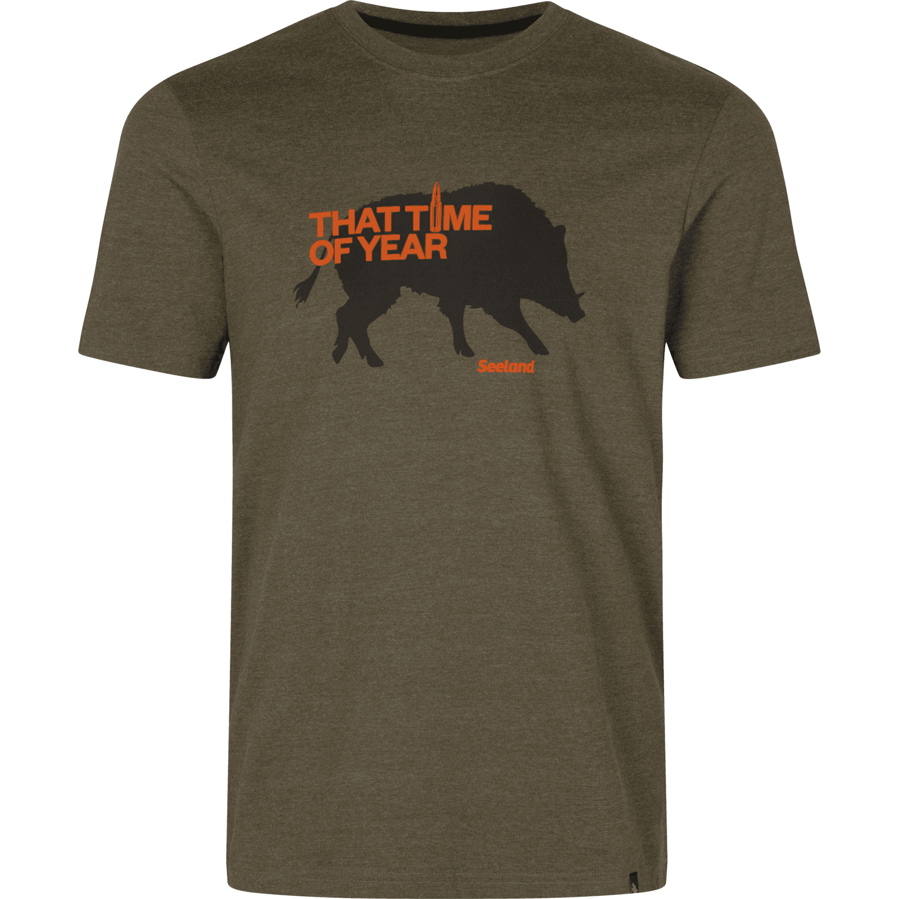 Seeland Seeland Men's That Time T-Shirt Pine Green Melange