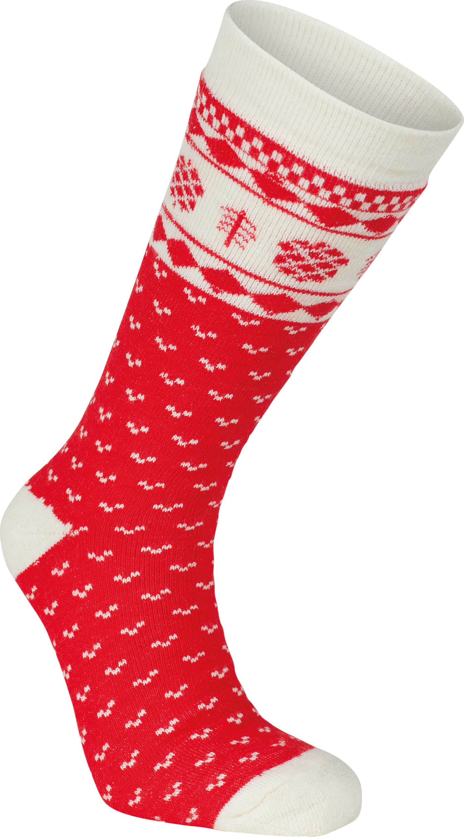 Ivanhoe Ivanhoe Unisex Wool Sock Folklore Chilli Red