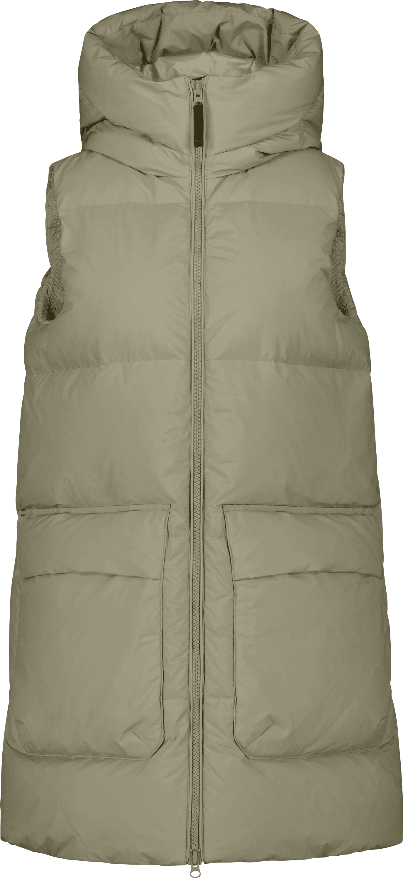 Dolomite Dolomite Women's Fitzroy H Vest Long Safari Brown